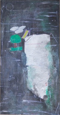 Agha Jandan, 8 x 16 Inch, Acrylic on Canvas, Modern Art Painting, AC-AGJD-013